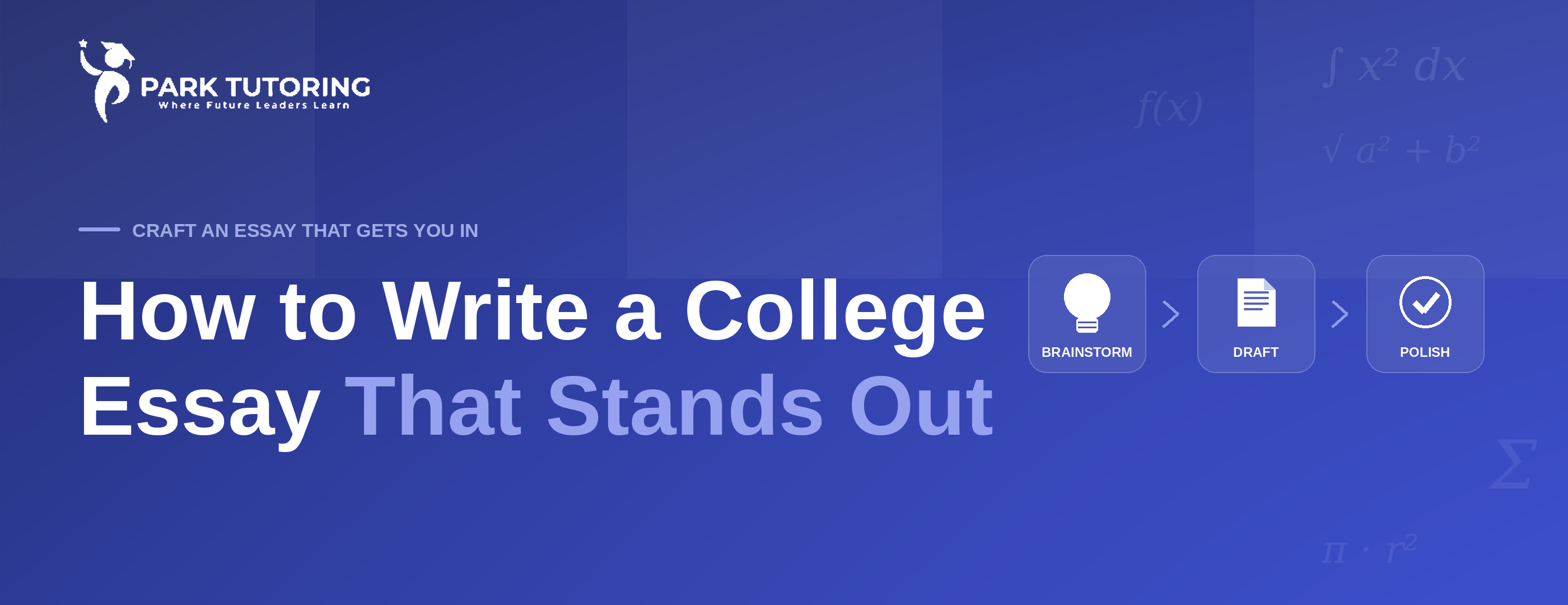How to Write a College Essay